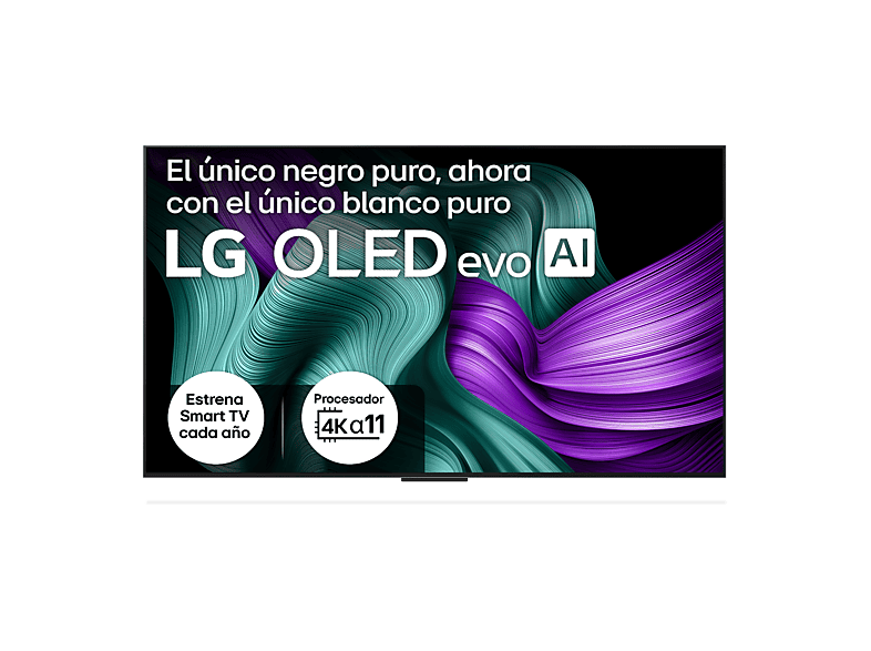 TV OLED 65" - LG OLED65M59LA, UHD 4K Inalámbrico, Procesador Inteligente α11 AI Processor Gen2, Smart TV, DVB-T2 (H.265), Rocky Black