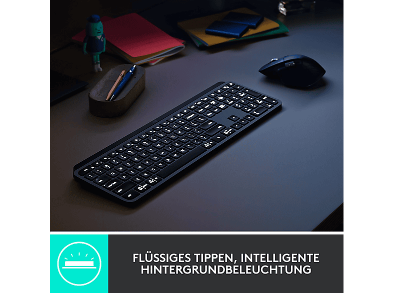 Thumbnail - LOGITECH - B2B MX Keys Combo for Business Generation 2, Graphite