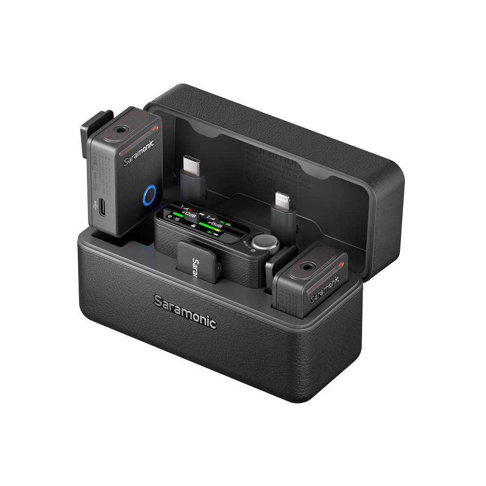SARAMONIC Ultra 01 Kablosuz 2 Kişilik 8 GB Hafızalı 32 Bit Yaka
