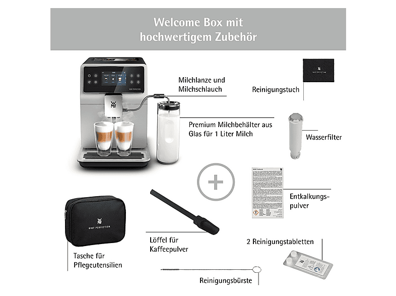 Thumbnail - WMF Perfection 660L Kaffeevollautomat Edelstahl/Schwarz