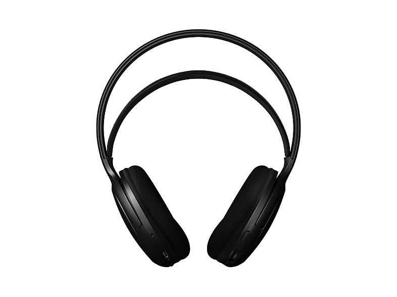 Auriculares inalámbricos- Philips SHC3200/12, Supraaurales, Hasta 25 horas, Alcance 30m, Negro