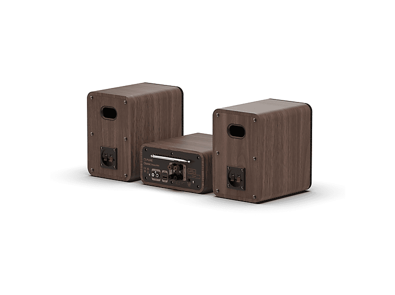 Pure Classic Stereo Mini - Das charmante Micro-Stereo-System, Kaffee Braun/Walnuss; Kompakt Anlage — Foto 3 von 5