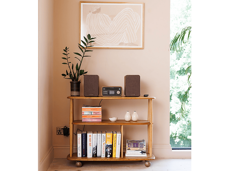 Pure Classic Stereo Mini - Das charmante Micro-Stereo-System, Kaffee Braun/Walnuss; Kompakt Anlage — Foto 5 von 5