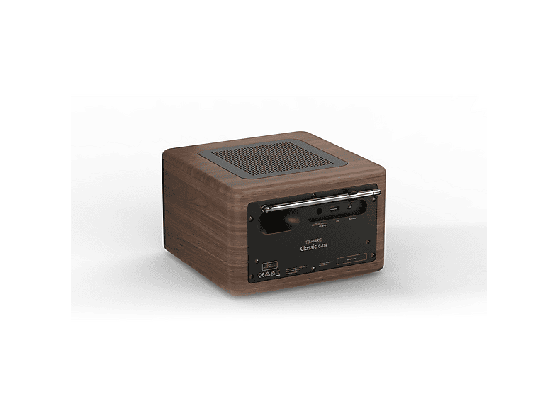 PURE Classic C-D4 Stereo set Bruin/ Walnoten | MediaMarkt