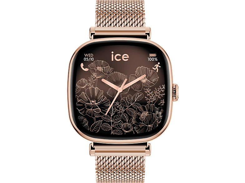 Ice-Watch Ice Smart Sq 2.0 Or rose milanais