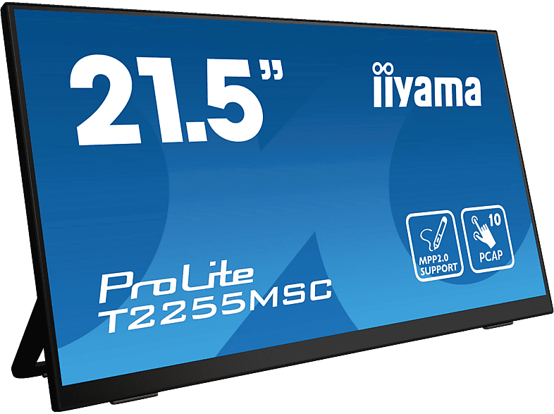 Thumbnail - IIYAMA ProLite T2255MSC-B1 Monitor (Flat, 21,5 Zoll / 54,61 cm, Full-HD)