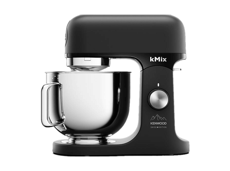 KENWOOD kMix Swiss Edition KMX751ABKCH Küchenmaschine Sleek Black (Rührschüsselkapazität: 5 l, 1000 W)