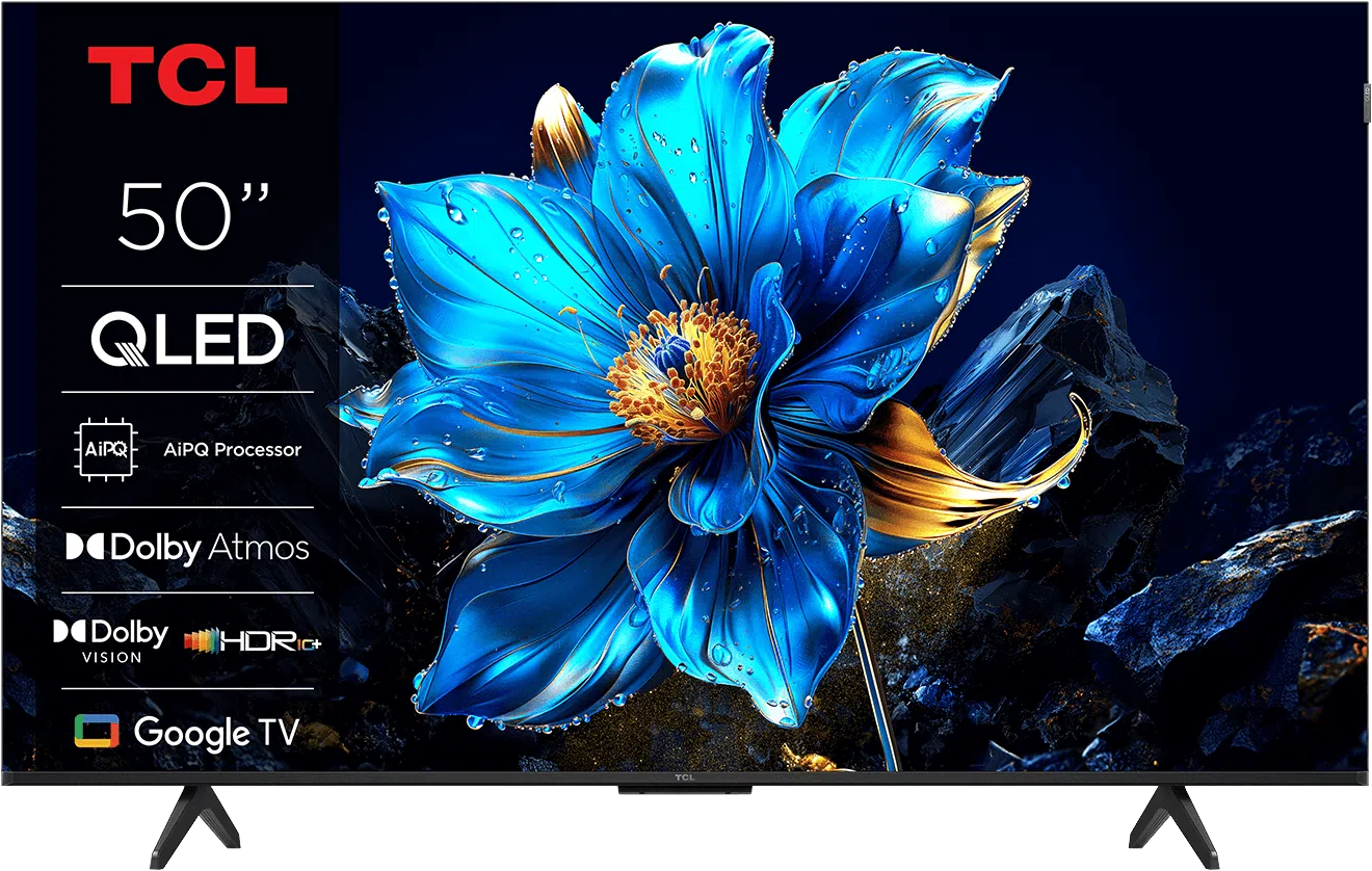 TCL 50P7K 4K -HDR QLED 60Hz Google TV, Dolby Atmos 2.0, 127 cm