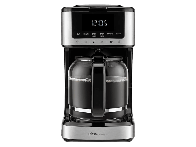 Ufesa – Cafetera Goteo UFESA Ariccia 14 con pantalla táctil.