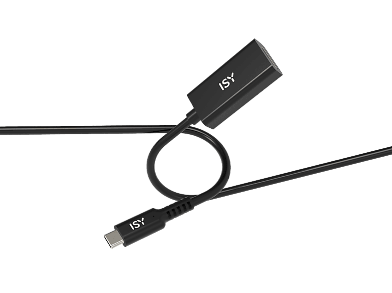 Adaptador USB-C a HDMI - ISY IHD-9030, 18 Gbps, Negro