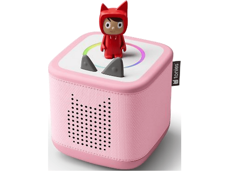 tonies Toniebox 2 Starter Set Rosa inkl. Kreativ-Tonie Figur; Starterset Lernspielzeug