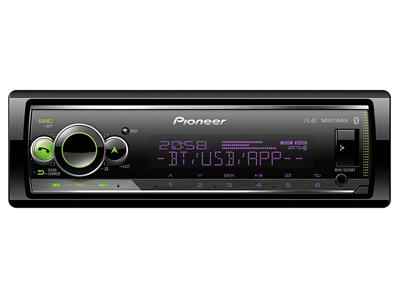 Pioneer MVH-S520BT z USB 4x50W Bluetooth