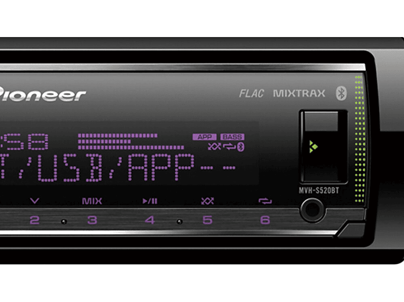 Radio samochodowe PIONEER MVH-S520BT Bluetooth – zdjęcie 3