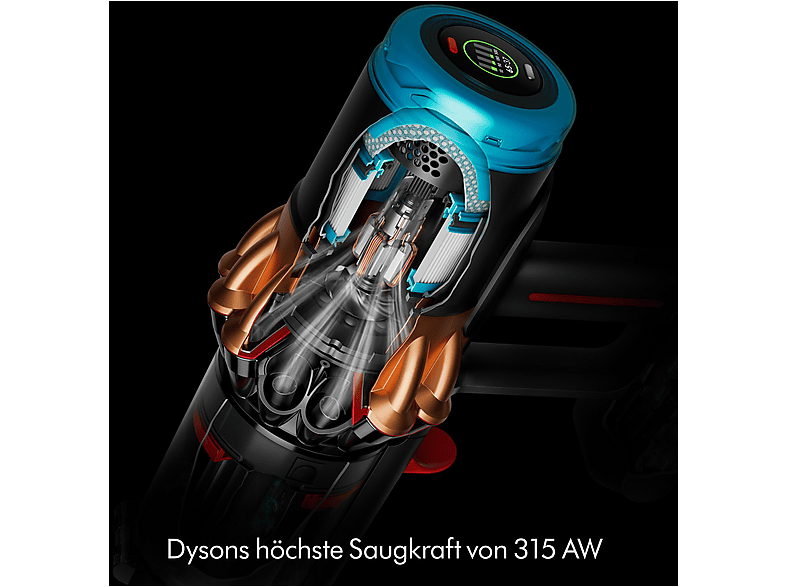 DYSON V16 Piston Animal Akkusauger, Akkubetrieb, 900 Watt