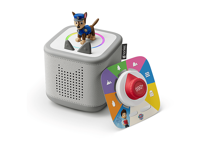 tonies Toniebox 2 Starter Set Play Set Mondgrau inkl. Paw Patrol Chase Figur