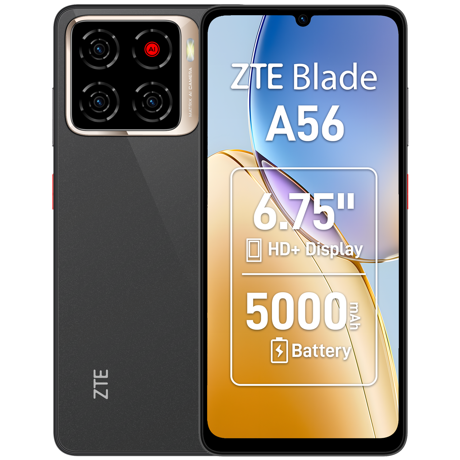Zte Blade A56 - Zwart 128 Gb