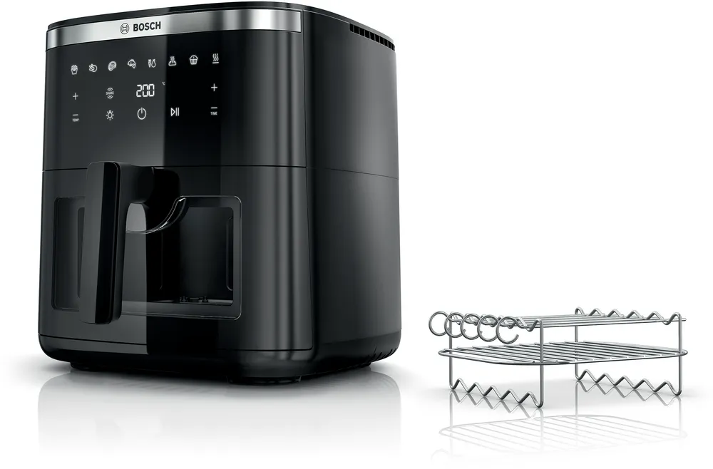 BOSCH MAF671B1 S6 forrólevegős sütő 1800 W, betekintő ablak, 8 program