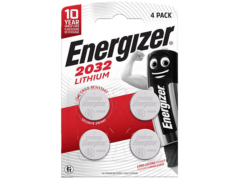 ENERGIZER Lithium BP4 CR2032 Batterie | MediaMarkt