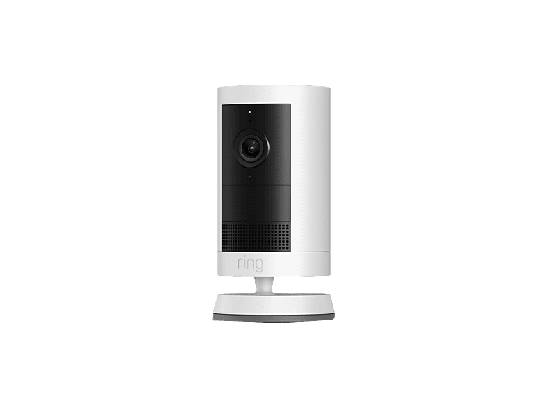 Cámara de vigilancia IP - Amazon Outdoor Camera Plus Battery, 2K, Función visión nocturna, Comunicación bidireccional, Blanco