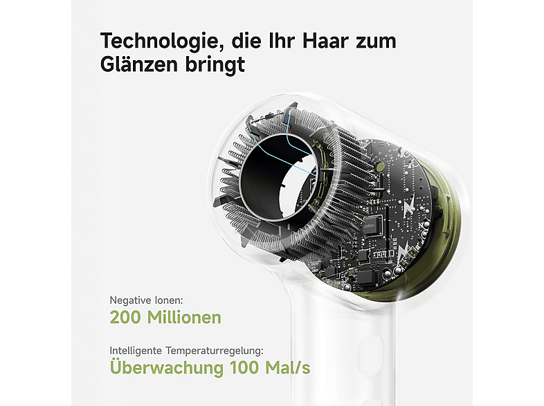 Thumbnail - LAIFEN Mini Haartrockner Grün (1100 Watt)