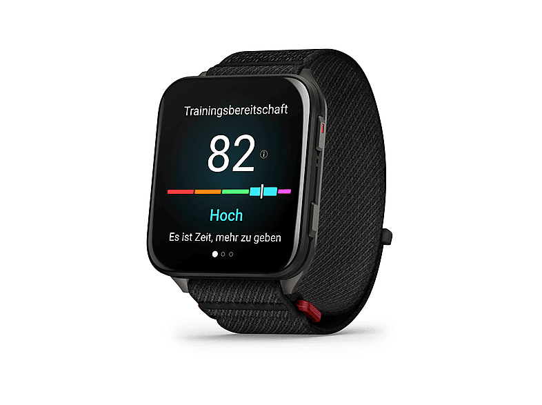 Thumbnail - GARMIN Venu X1 Smartwatch Faserverstärktes Polymer mit Gehäuserückseite aus Titan Nylon, 24 mm, Schwarz