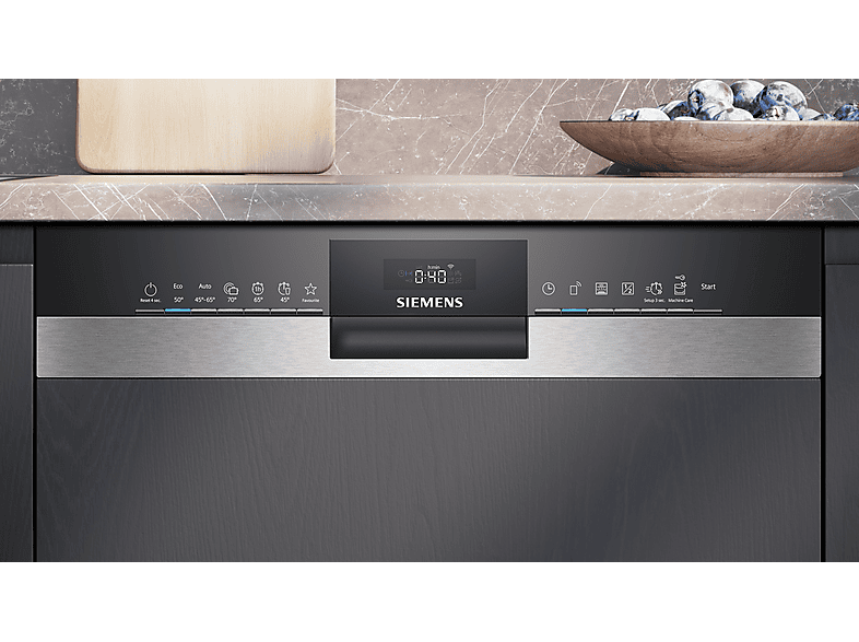 SIEMENS SN53HS03TE iQ300 Geschirrspüler (teilintegrierbar, 598 mm breit, 46 dB (A), C)