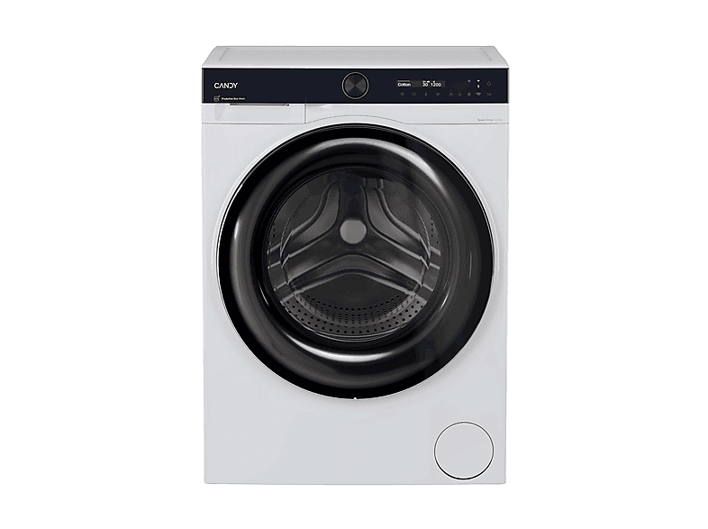 Candy BWS 4128B8-S Lavasciuga, Caricamento frontale, capacità lavaggio 12 kg, asciugatura 8 16 programmi, Profondità 68,1 cm, Bianco, Classe A