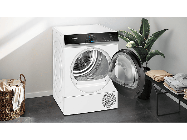 Siemens WQ46B2D41 Wärmepumpentrockner (9,0 kg, EEK: B, 56 dB(A)), Weiß) — Foto 4 von 5