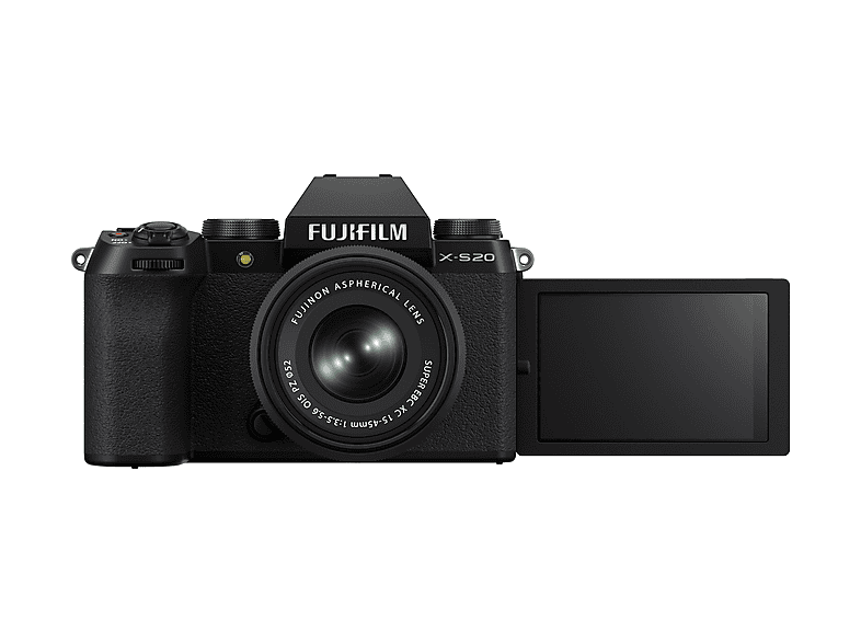 Thumbnail - FUJIFILM X-S20 + XC15-45MMF3.5-5.6OIS PZ Spiegellose Systemkamera mit Objektiv 15-45 mm, 7,6 cm Display Touchscreen, WLA...