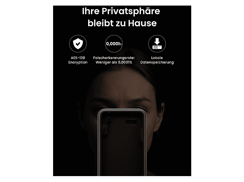 Thumbnail - SWITCHBOT Smart-Lock-System Ultra Vision Combo Bundle schwarz, Keypad Vision, Hub Mini Matter, 3er Pack NFC-Cards Elektr...