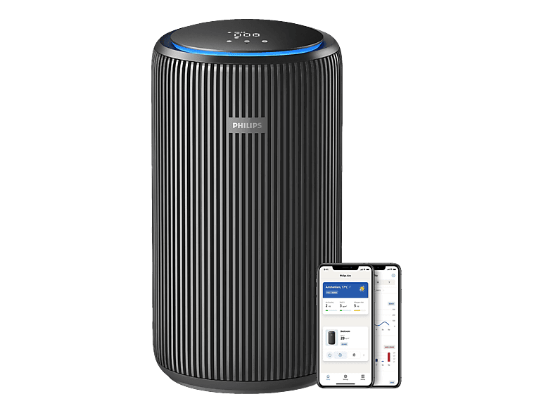 MediaMarkt, Philips Ac4221/11 Luftreiniger Metallic-Schwarz, 54 W, Raumgröße: 156 M², Hepa Nanoprotect, Haushalt, Heim & Hobby, Raumklima, Luftreiniger & Luftwäscher, AC4221/11
