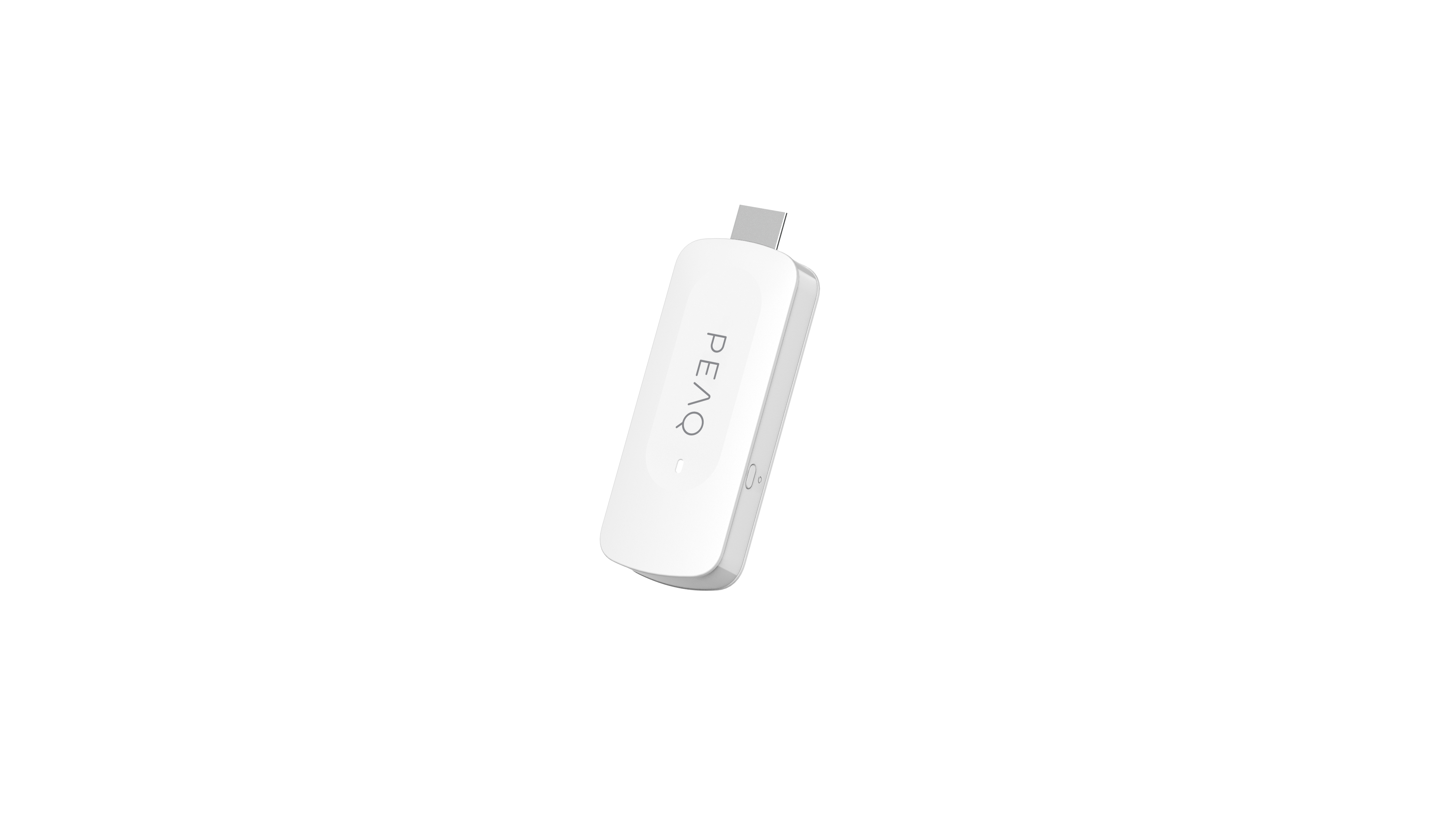 Ein weißer USB-C-Adapter mit dem Aufdruck 'PEAQ' auf weißem Hintergrund.