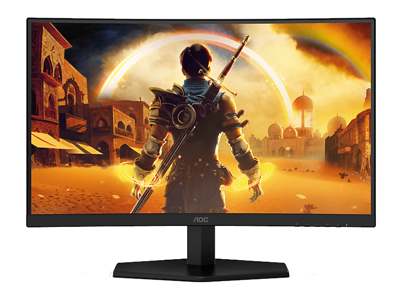 Monitor gaming - AOC C24G42E, 23.6 " Full-HD, 180 Hz, 4 ms GtG, 0.5 MPRT, VA, Curvo 1500R, Adaptive Sync, HDR10