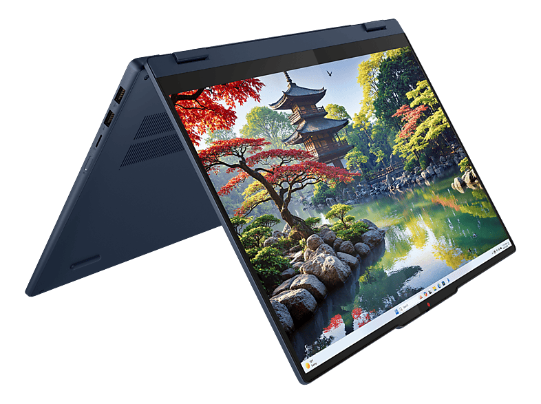LENOVO-IDEA IdeaPad 5 16IAL10, Convertible 2 in 1 Laptop, mit 16 Display Touchscreen, Intel® Core™ Ultra 225U Prozessor (12 MB Cache, bis zu 4.80 GHz), GB RAM, TB SSD, Onboard Graphics, Cosmic Blue, Windows 11 Home