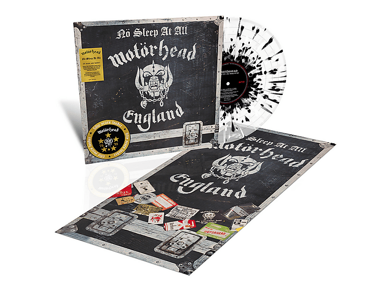 Thumbnail - Motörhead - No Sleep At All (50th Anni. Clear Splatter LP) (LP (analog))