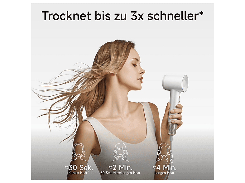 Thumbnail - LAIFEN Swift Premium Haartrockner Goldweiss (1500 Watt)