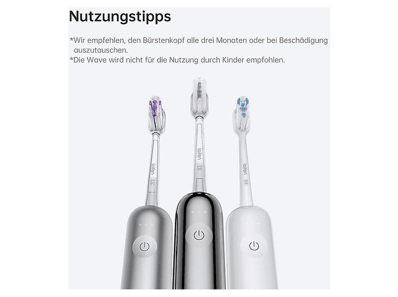 Thumbnail - LAIFEN Wave 6er-Pack Zahnbürstenköpfe