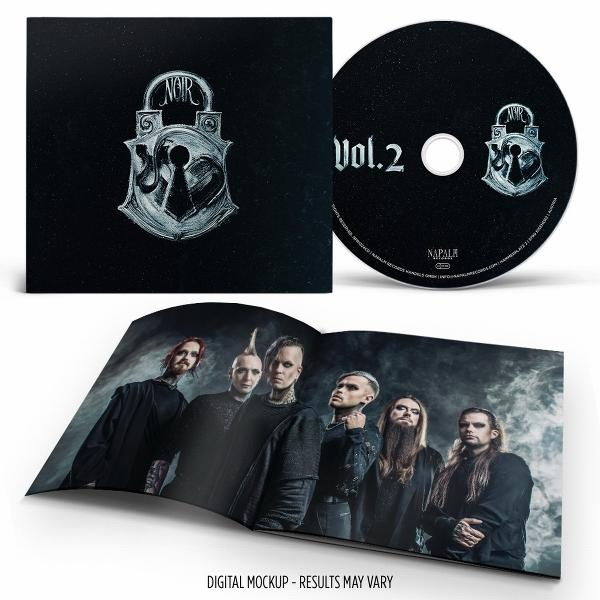 CD-Cover und Booklet mit Bandfoto und CD. Cover und CD haben ein Schlossdesign.