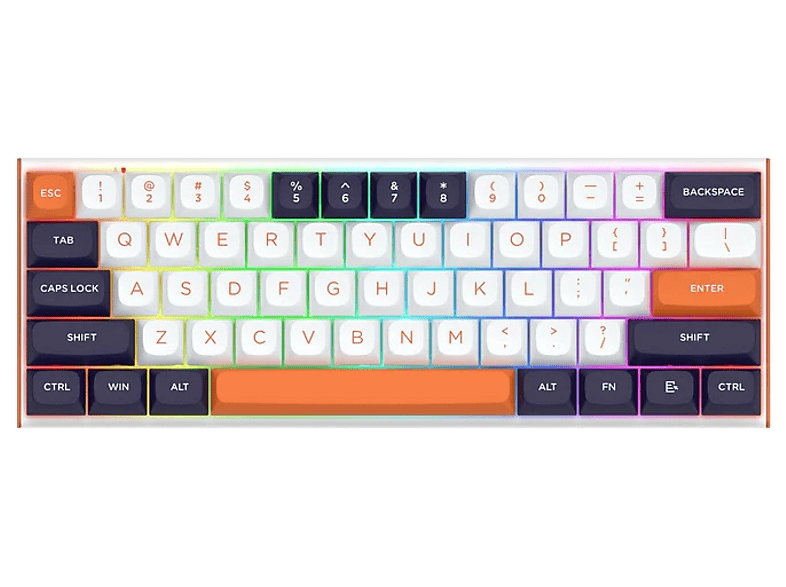 Redragon K683WBO-RGB-M FIDD Biało-granatowy