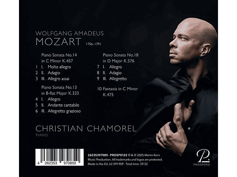 Thumbnail - Christian Chamorel - Klaviersonaten (CD)
