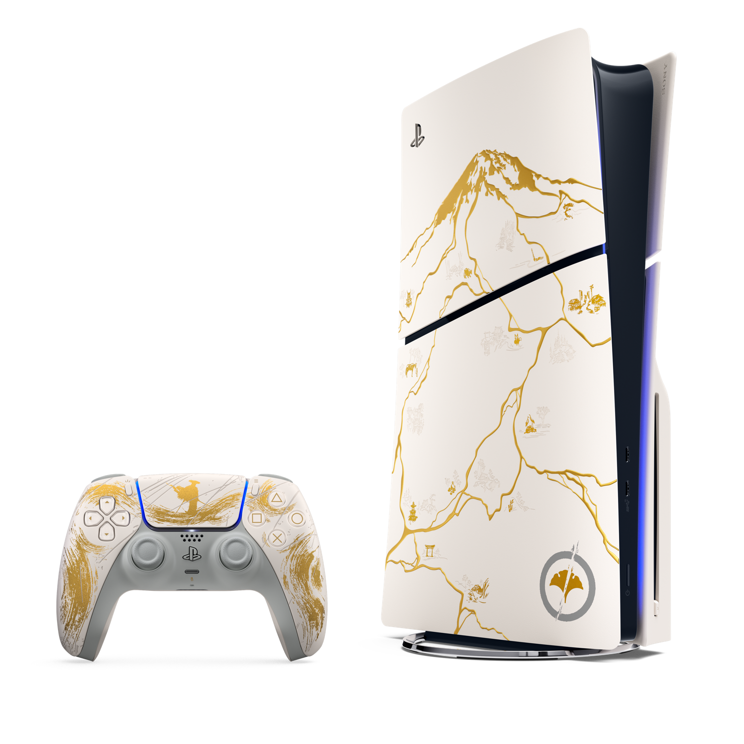 Sony Playstation®5-console – Ghost Of Yōtei™ Gold Limited Edition-bundel 1 Tb afbeelding