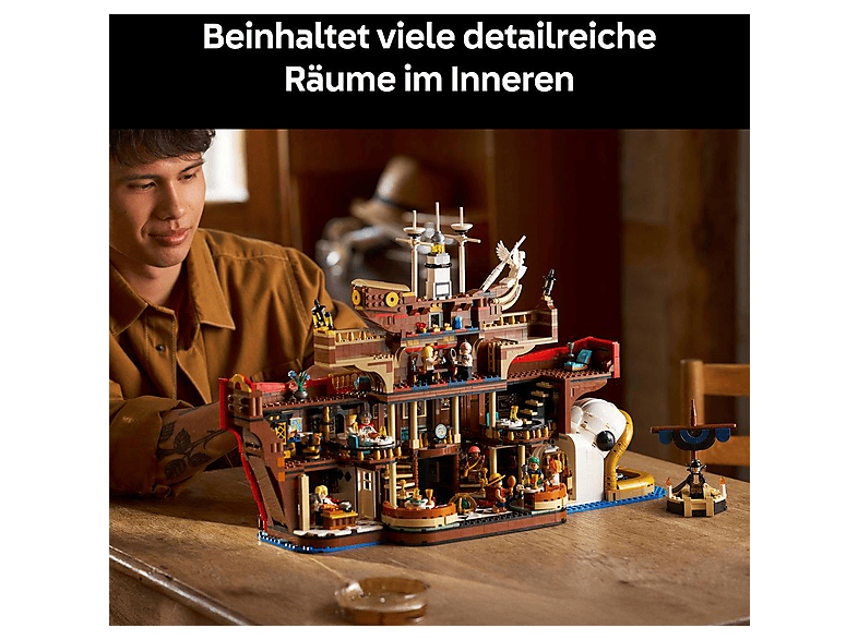 Thumbnail - LEGO ONE PIECE 75640 Baratié, das Schwimmende Restaurant Bausatz, Mehrfarbig