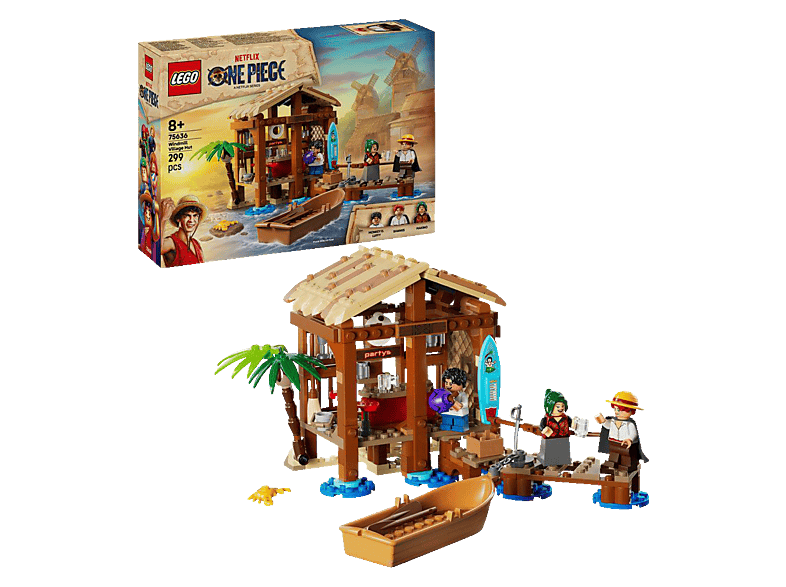 Lego one PIECE 75636 Hütte im Windmühlendorf Bausatz, Mehrfarbig