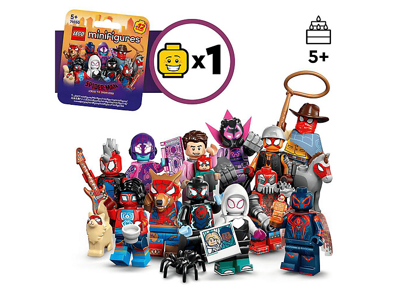 Thumbnail - LEGO Minifigures 71050 Spider-Man: Across the Spider-Verse Bausatz, Mehrfarbig