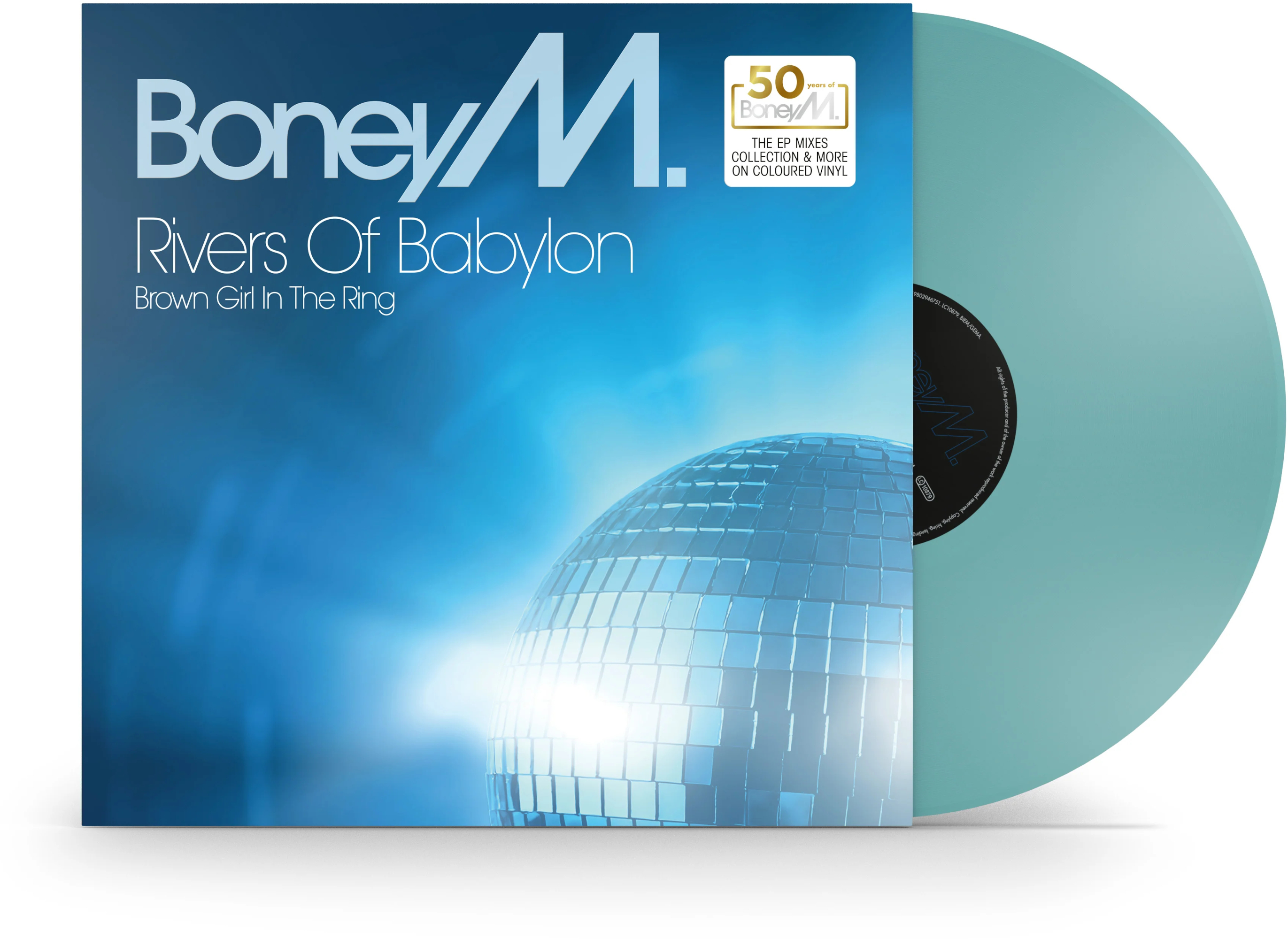 Boney M. - Rivers Of Babylon (Clear Light Blue Vinyl) (Vinyl EP (12"))