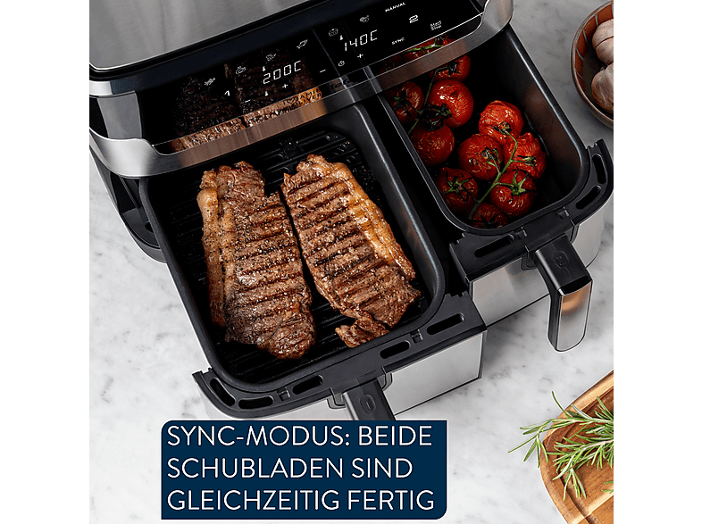 Thumbnail - TEFAL Jamie Oliver by Tefal EY90JD Dual Easy Fry & Grill Heißluftfritteuse