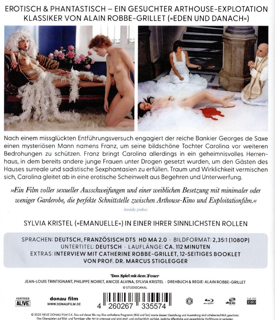 Filmposter mit erotischen Szenen. Frauen in verschiedenen Posen. Text auf Deutsch. Sylvia Kristel. Der Titel ist auf Deutsch.