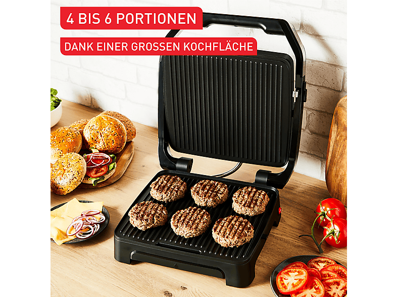 TEFAL GC271D Inicio Classic, Paninitoaster und Grill, Kontaktgrill