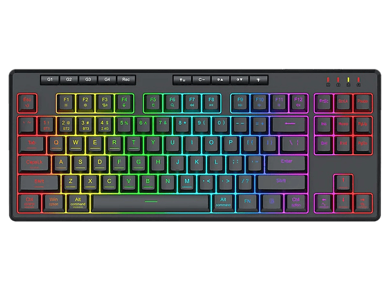 Klawiatura REDRAGON K516 Shiva Pro 87 RGB Czarny