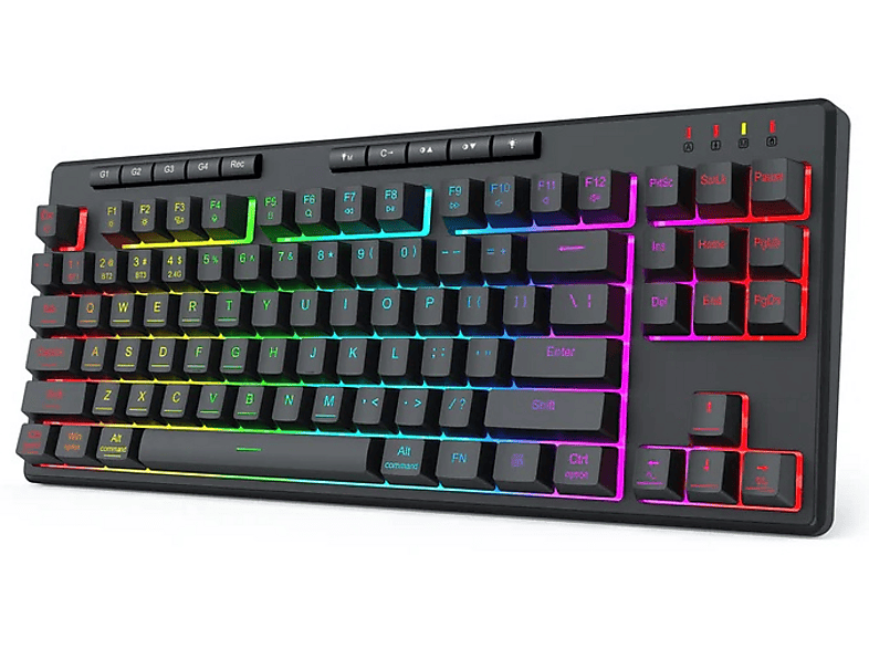 Klawiatura REDRAGON K516 Shiva Pro 87 RGB Czarny – zdjęcie 2